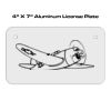 4 X 7 Aluminum License Plate  Thumbnail