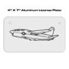 4 X 7 Aluminum License Plate  Thumbnail