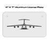4 X 7 Aluminum License Plate  Thumbnail