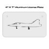 4 X 7 Aluminum License Plate  Thumbnail