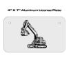 4 X 7 Aluminum License Plate  Thumbnail