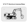 4 X 7 Aluminum License Plate  Thumbnail