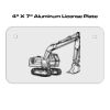 4 X 7 Aluminum License Plate  Thumbnail