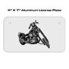 4 X 7 Aluminum License Plate  Thumbnail