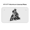 4 X 7 Aluminum License Plate  Thumbnail
