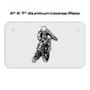 4 X 7 Aluminum License Plate  Thumbnail