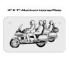 4 X 7 Aluminum License Plate  Thumbnail