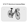 4 X 7 Aluminum License Plate  Thumbnail