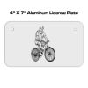 4 X 7 Aluminum License Plate  Thumbnail