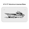4 X 7 Aluminum License Plate  Thumbnail
