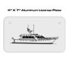 4 X 7 Aluminum License Plate  Thumbnail