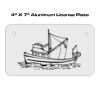 4 X 7 Aluminum License Plate  Thumbnail