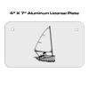 4 X 7 Aluminum License Plate  Thumbnail