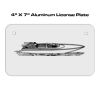 4 X 7 Aluminum License Plate  Thumbnail