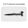 4 X 7 Aluminum License Plate  Thumbnail