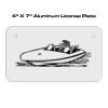 4 X 7 Aluminum License Plate  Thumbnail