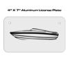 4 X 7 Aluminum License Plate  Thumbnail