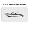4 X 7 Aluminum License Plate  Thumbnail