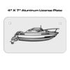 4 X 7 Aluminum License Plate  Thumbnail