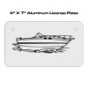 4 X 7 Aluminum License Plate  Thumbnail