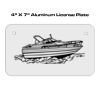 4 X 7 Aluminum License Plate  Thumbnail