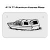4 X 7 Aluminum License Plate  Thumbnail