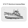 4 X 7 Aluminum License Plate  Thumbnail