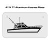 4 X 7 Aluminum License Plate  Thumbnail