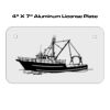 4 X 7 Aluminum License Plate  Thumbnail