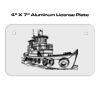 4 X 7 Aluminum License Plate  Thumbnail