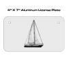 4 X 7 Aluminum License Plate  Thumbnail