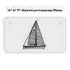 4 X 7 Aluminum License Plate  Thumbnail