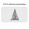 4 X 7 Aluminum License Plate  Thumbnail