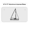 4 X 7 Aluminum License Plate  Thumbnail