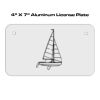 4 X 7 Aluminum License Plate  Thumbnail