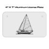 4 X 7 Aluminum License Plate  Thumbnail