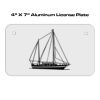 4 X 7 Aluminum License Plate  Thumbnail
