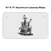 4 X 7 Aluminum License Plate  Thumbnail
