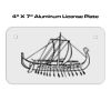 4 X 7 Aluminum License Plate  Thumbnail