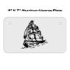 4 X 7 Aluminum License Plate  Thumbnail