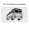 4 X 7 Aluminum License Plate  Thumbnail