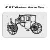4 X 7 Aluminum License Plate  Thumbnail