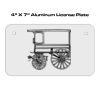 4 X 7 Aluminum License Plate  Thumbnail
