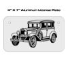 4 X 7 Aluminum License Plate  Thumbnail