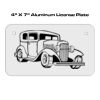4 X 7 Aluminum License Plate  Thumbnail