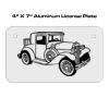 4 X 7 Aluminum License Plate  Thumbnail