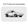 4 X 7 Aluminum License Plate  Thumbnail