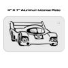 4 X 7 Aluminum License Plate  Thumbnail