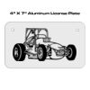 4 X 7 Aluminum License Plate  Thumbnail