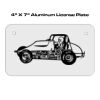 4 X 7 Aluminum License Plate  Thumbnail